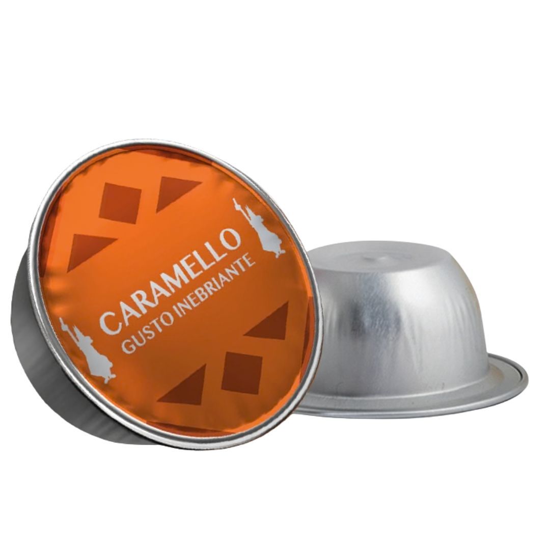 Bialetti Caramello coffee capsules for Bialetti machines, caramel flavor, 12 units
