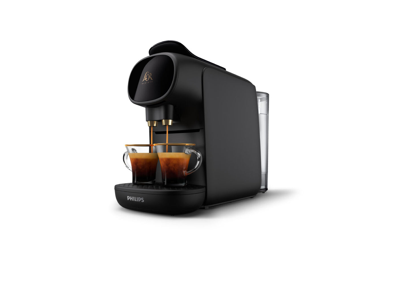 Philips L'OR Barista Sublime Capsule Coffee Machine, Double Shot, 1 or 2 Cups, Full Coffee Menu, Black (LM9012/60)