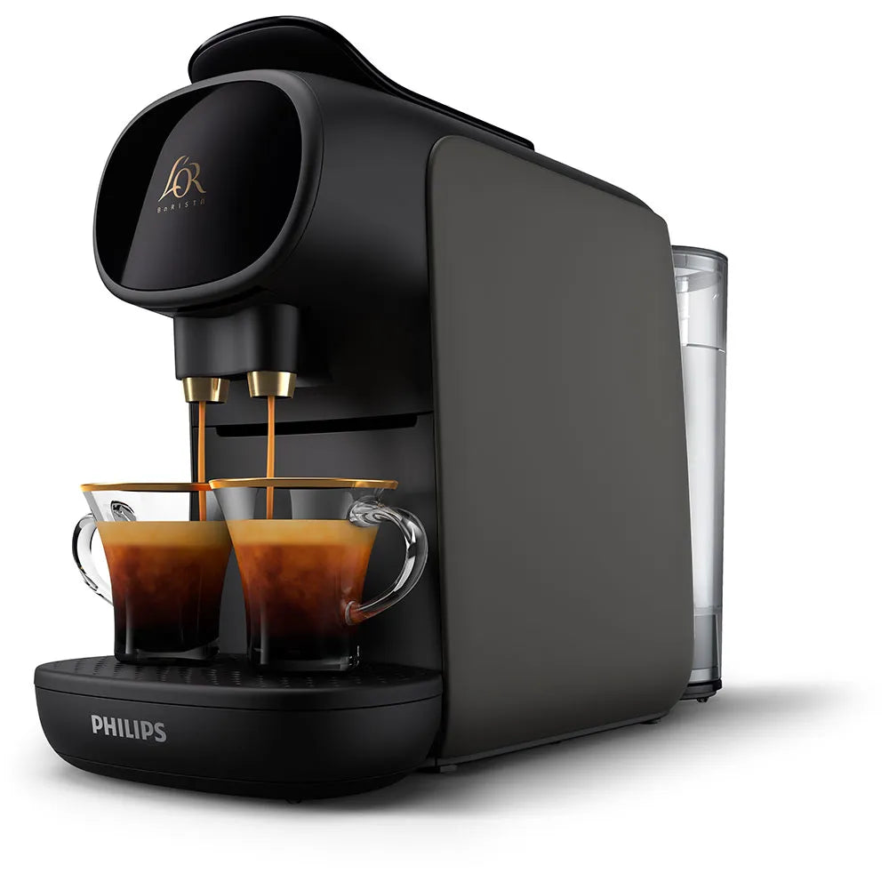 Philips L'OR Barista Sublime Capsule Coffee Machine, Double Shot, 1 or 2 Cups, Full Coffee Menu, Black (LM9012/60)