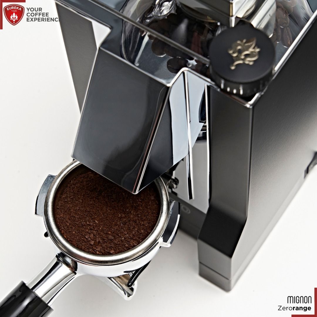EUREKA Mignon Zero Professional Coffee Grinder Chrome