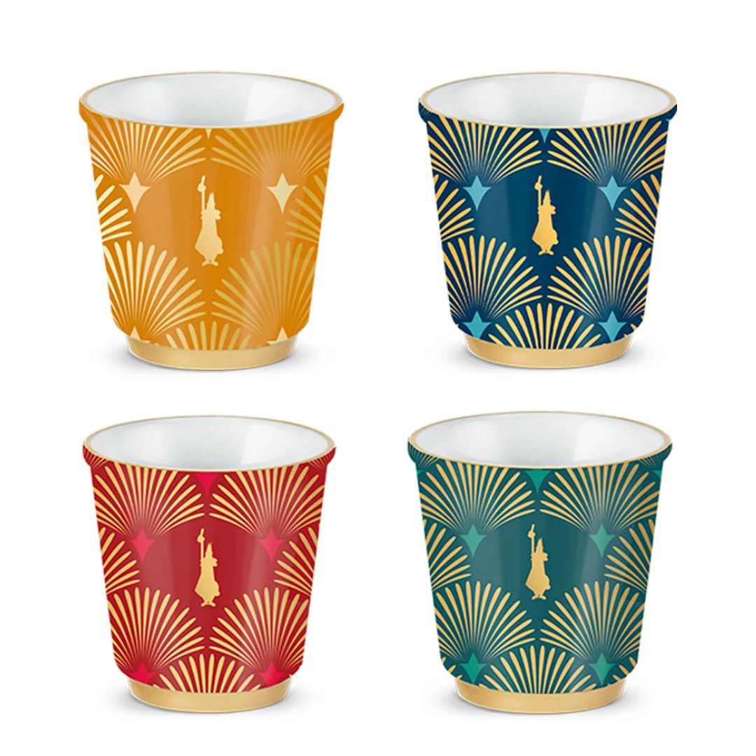 Set of 4 Bialetti Espresso Cups 90 ml BIALETTI Deco Glamour