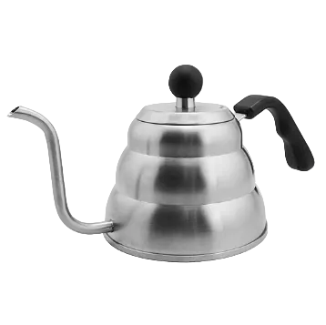 Stainless steel pouring jug for filter coffee 1000 ml