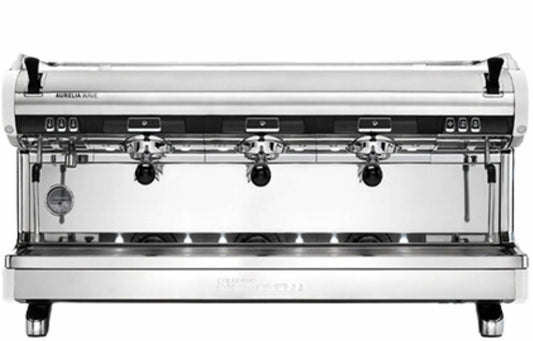 Nuova Simonelli AURELIA WAVE Volumetric 3GR Professional Espresso Machine for Businesses (3 Heads) White