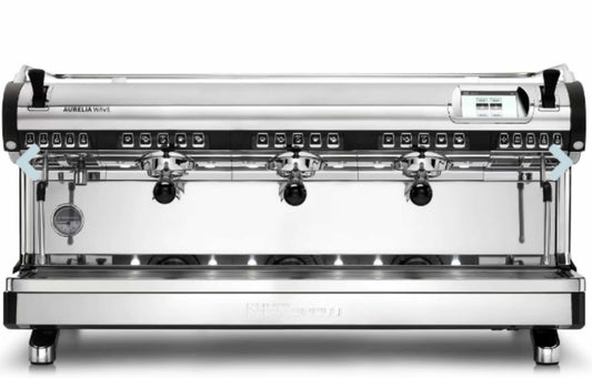 Nuova Simonelli AURELIA WAVE Volumetric 3GR Professional Espresso Machine for Businesses (3 Heads) Black