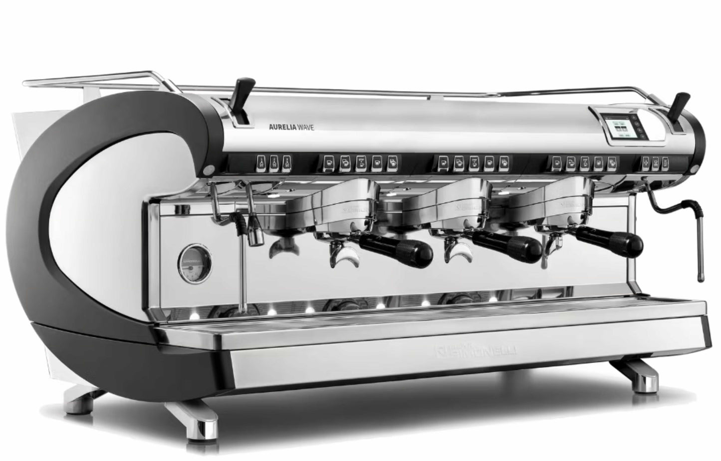 Nuova Simonelli AURELIA WAVE Volumetric 3GR Professional Espresso Machine for Businesses (3 Heads) Black