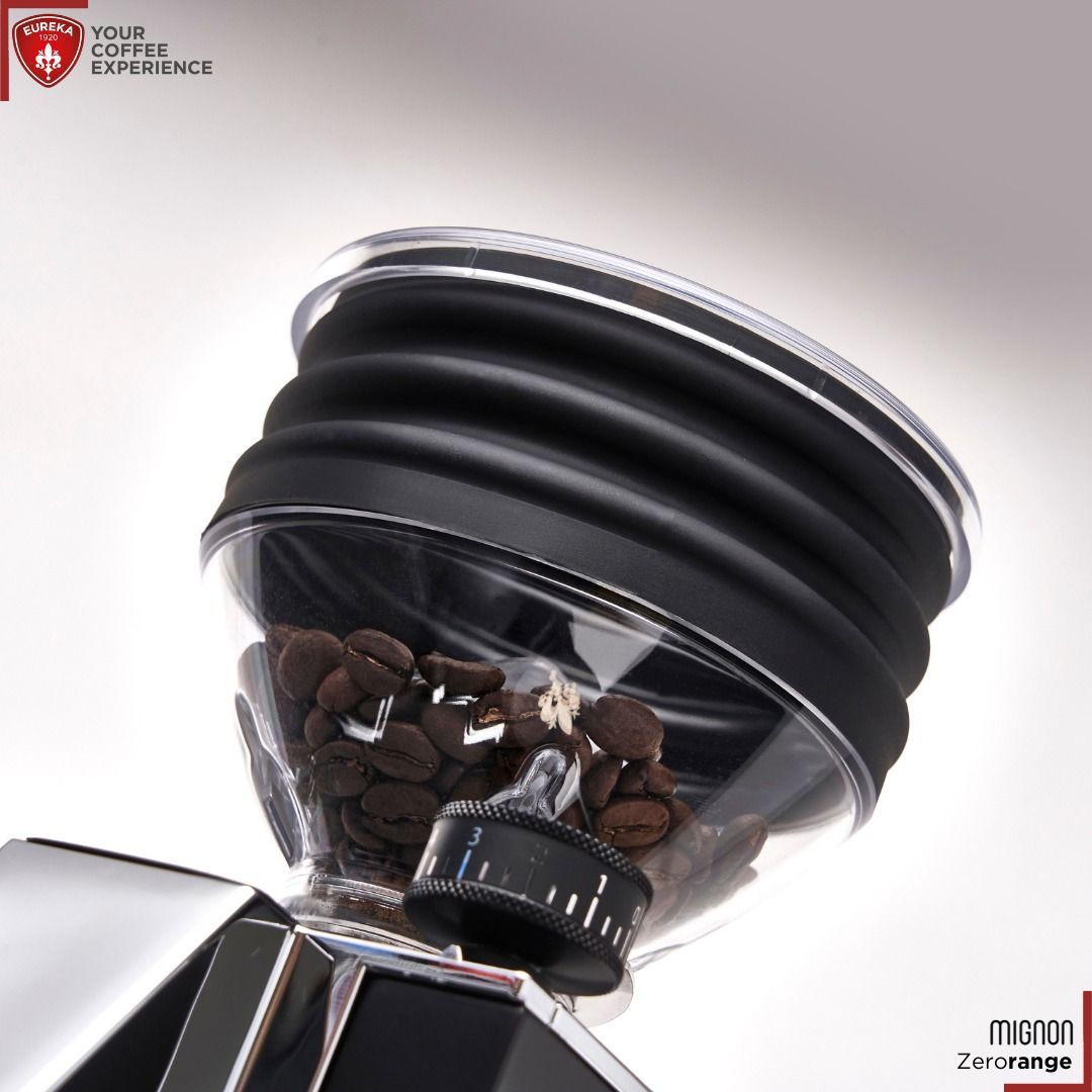 EUREKA Mignon Zero Professional Coffee Grinder Black