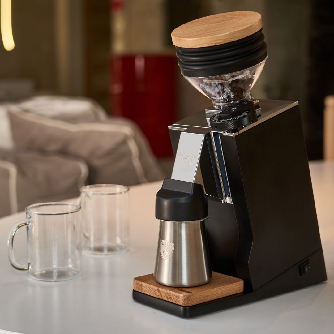 EUREKA Mignon Single Dose Professional Coffee Grinder Black