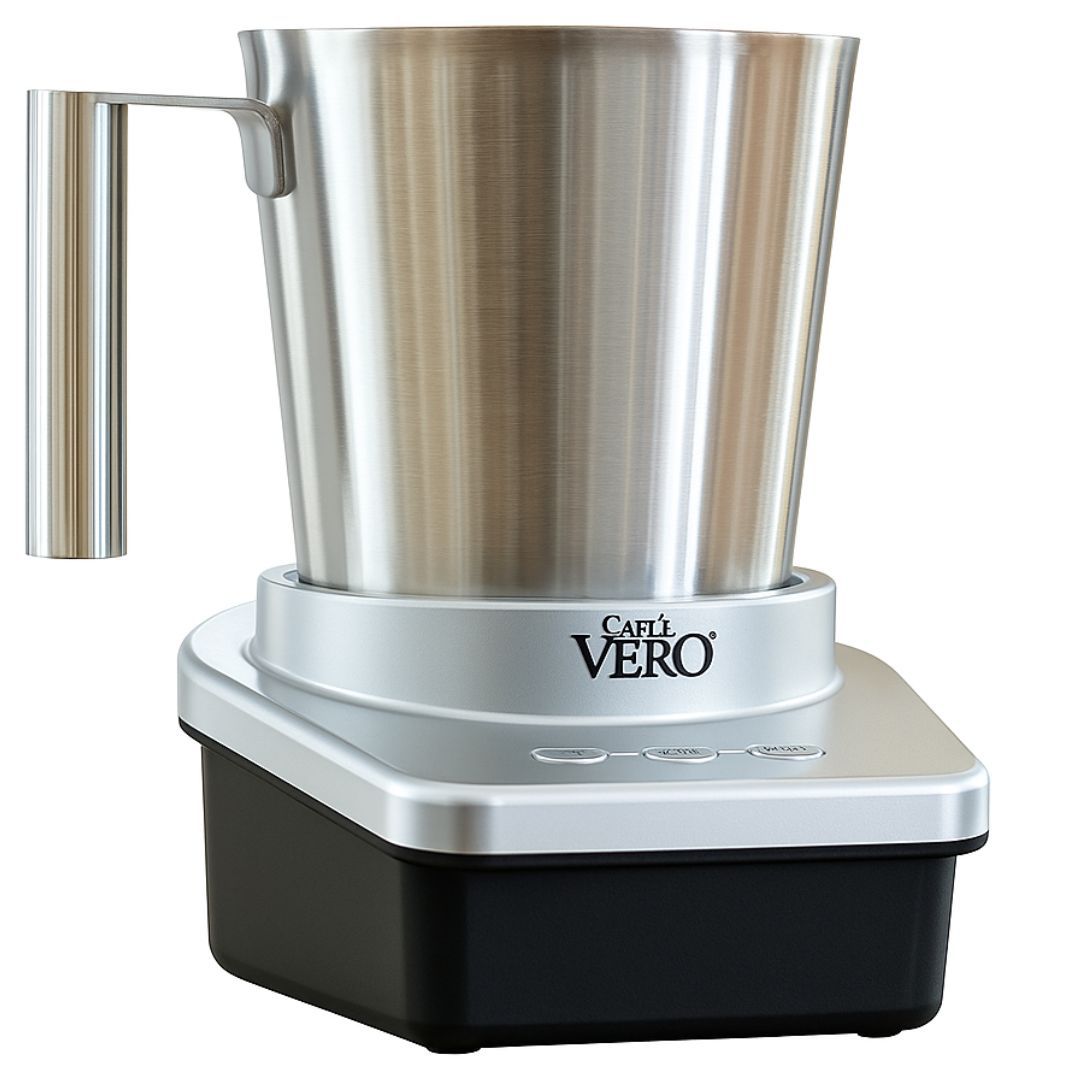 Stainless Steel Electric Milk Frother - 450 ml | VERO