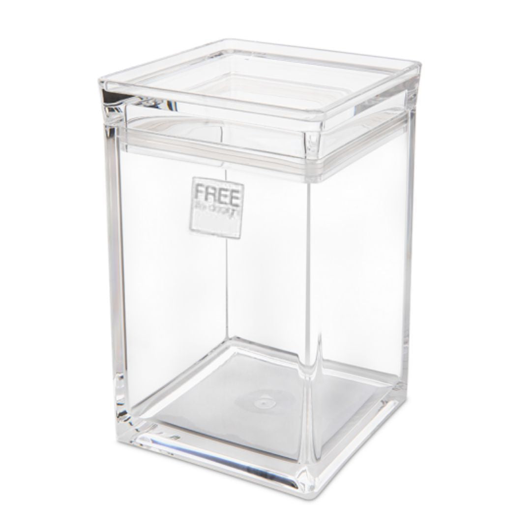 Transparent acrylic storage box 1.4 liters FREE