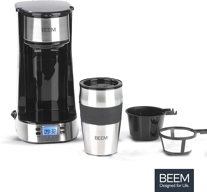 BEEM THERMO 2GO filter coffee machine with portable thermal cup