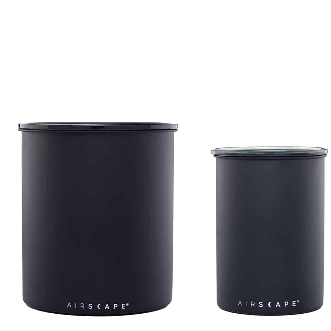 Airscape Matte Black Sealed Coffee Bean Storage Container 1 kg