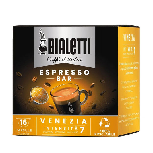 Bialetti Venezia coffee capsules for Bialetti capsule machines 16 units