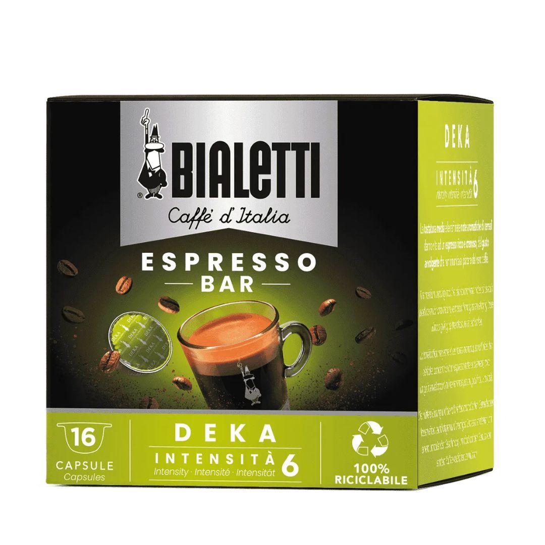Bialetti Deka coffee capsules for Bialetti capsule machines 16 units