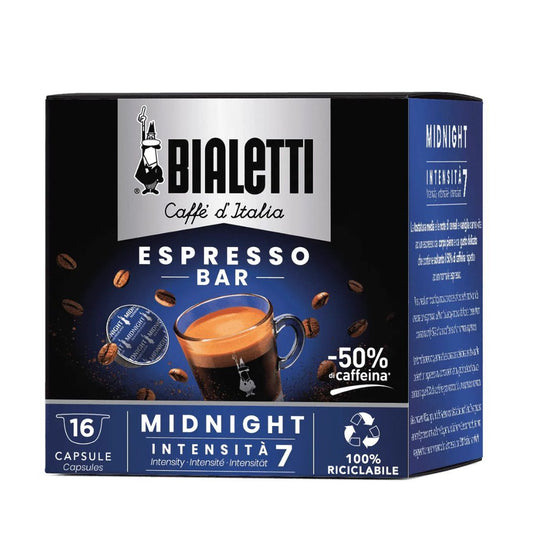 Bialetti Midnight coffee capsules for Bialetti capsule machines 16 units