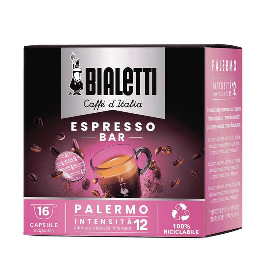 Bialetti Palermo coffee capsules for Bialetti capsule machines 16 units
