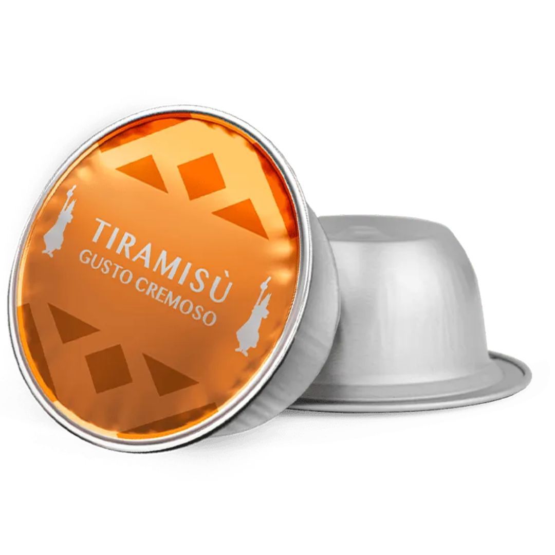 Bialetti Tiramisù coffee capsules for machines Bialetti Tiramisù flavored capsules 12 units