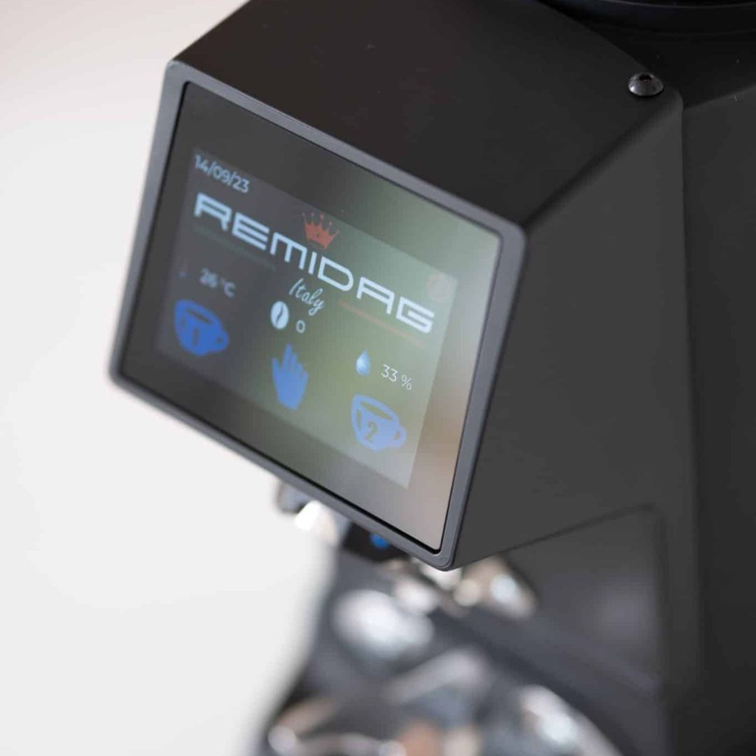 Remidag PLUS-E On Demand 64 Professional Coffee Grinder Black
