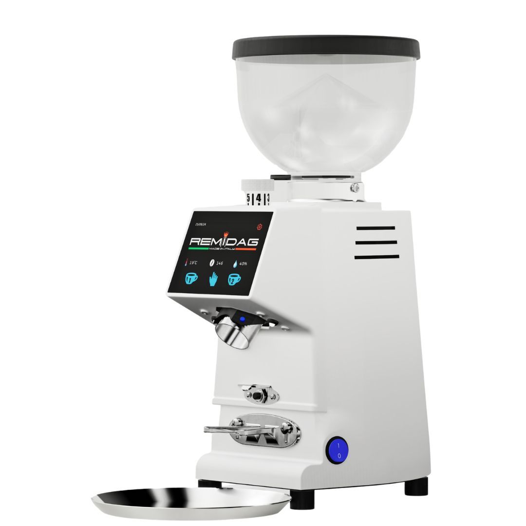 Remidag PRIMUS-E On Demand 58 Professional Coffee Grinder White