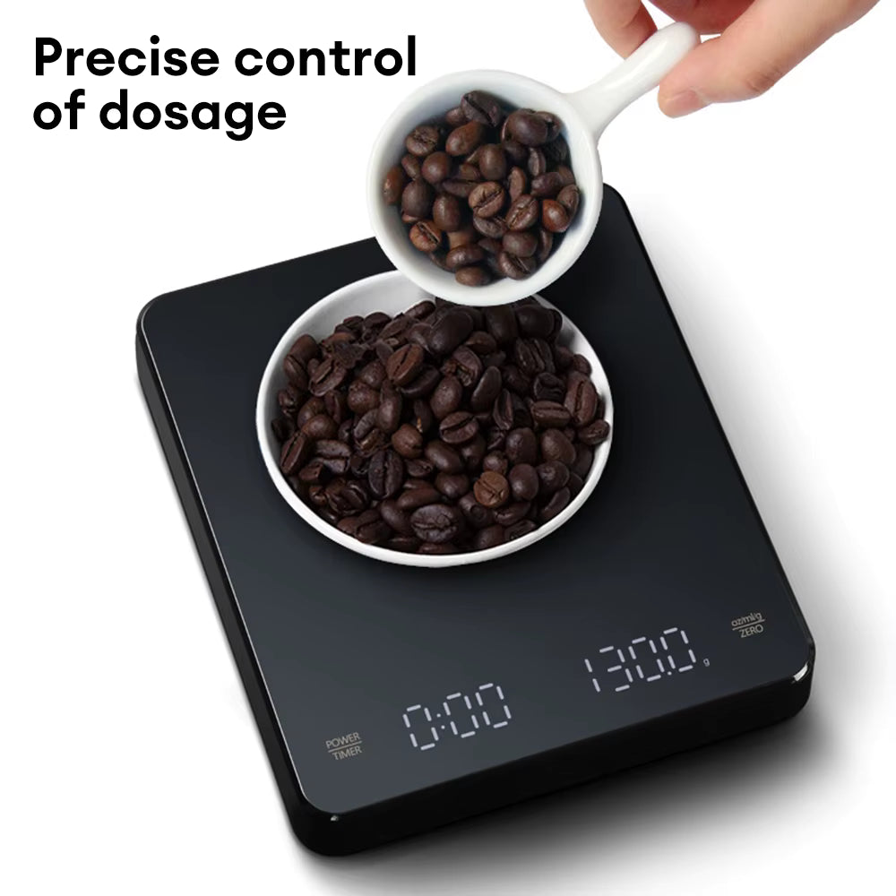 Digital Coffee Scale with Timer LED Screen Espresso USB