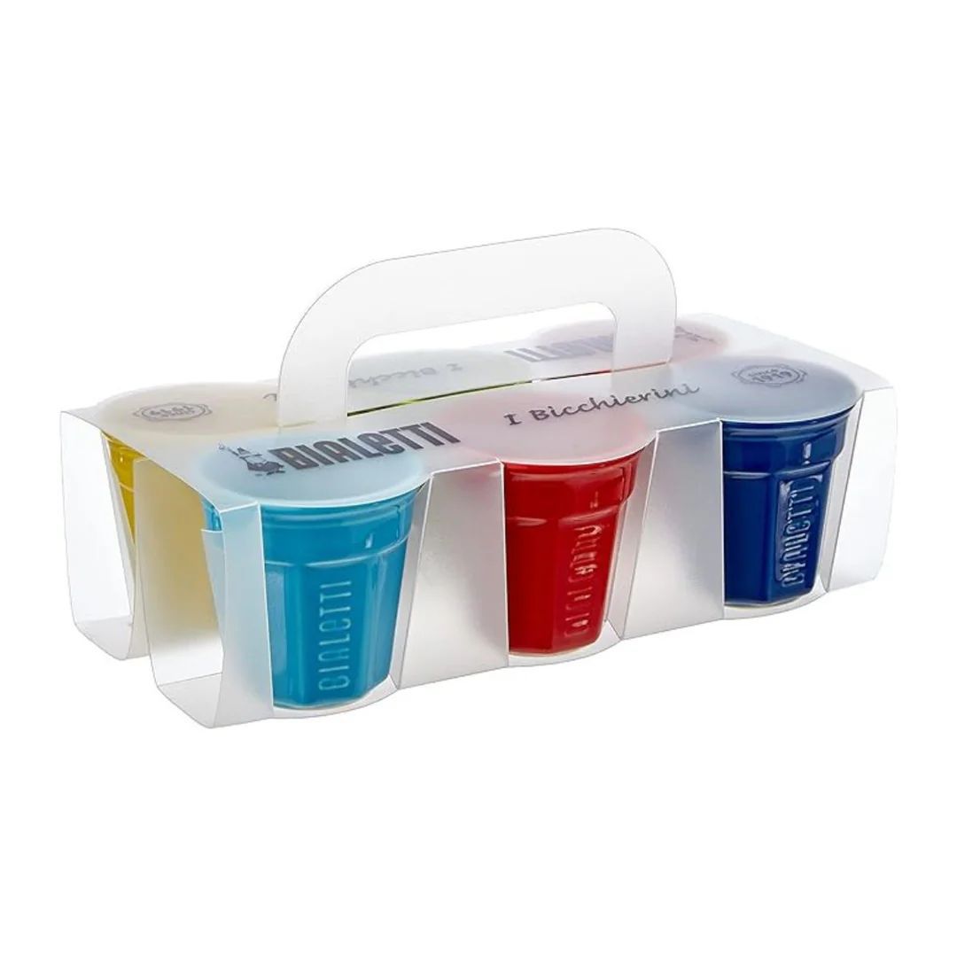 مجموعة من 4 أكواب إسبريسو بياليتي 90 مل بياليتي ديكو جلامور