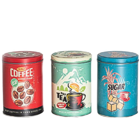 180ml Stainless Steel Vacuum Box for Coffee Round tin cans 250 grams in retro design - coffee / tea / sugaree Storage (Copy)