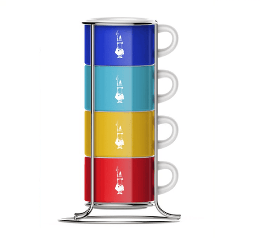 مجموعة من 4 أكواب إسبريسو بياليتي 90 مل بياليتي ديكو جلامور