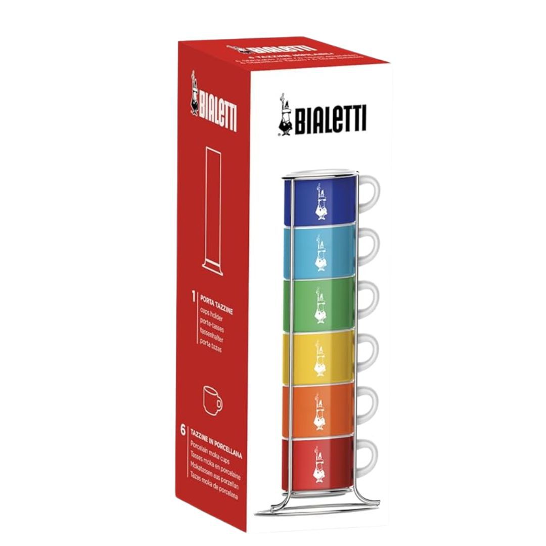 مجموعة من 4 أكواب إسبريسو بياليتي 90 مل بياليتي ديكو جلامور