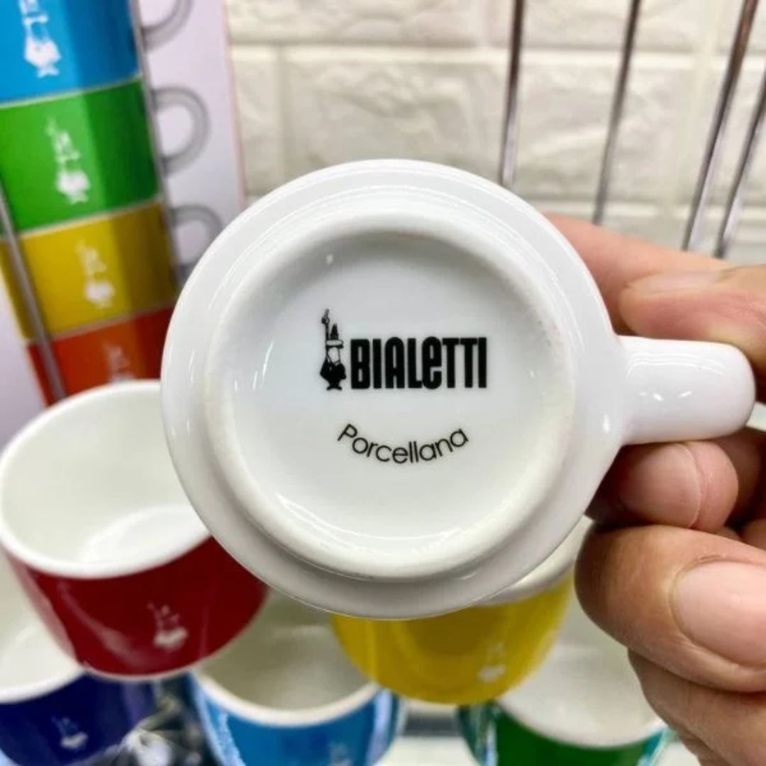 مجموعة من 4 أكواب إسبريسو بياليتي 90 مل بياليتي ديكو جلامور