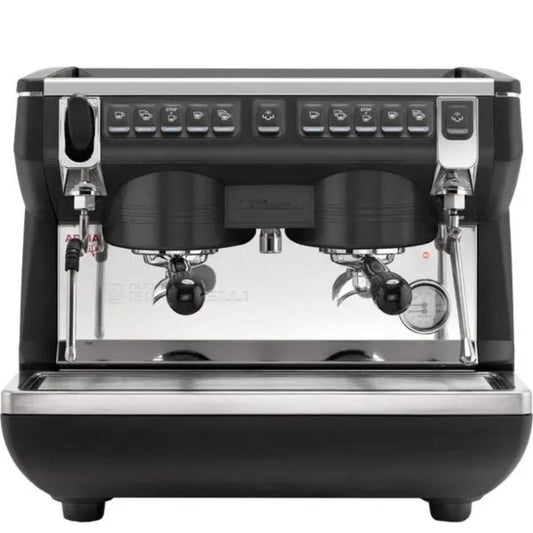 Nuova Simonelli Appia Life Compact Professional Espresso Machine for Businesses (2 Heads) - Black
