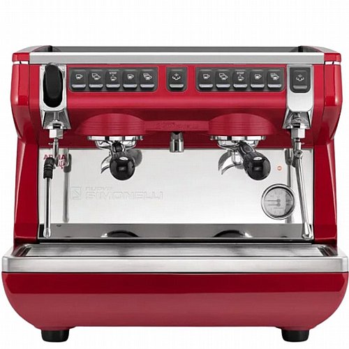 Nuova Simonelli Appia Life Compact Professional Espresso Machine for Businesses (2 Heads) - Red