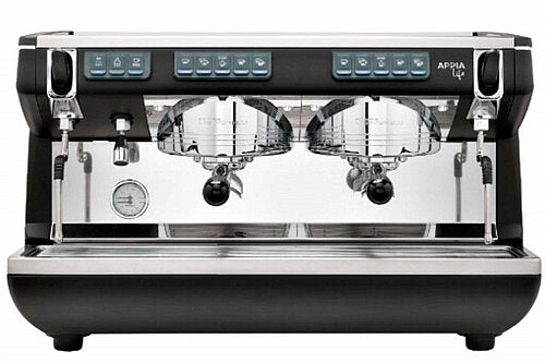 Nuova Simonelli Appia Life Professional Commercial Espresso Machine (Two Heads) - Black