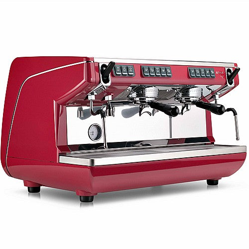 Nuova Simonelli Appia Life Professional Commercial Espresso Machine (Two Heads) - Red