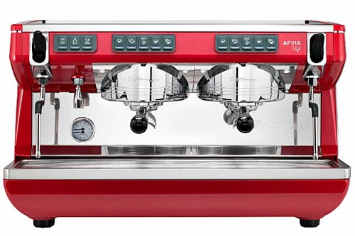 Nuova Simonelli Appia Life Professional Commercial Espresso Machine (Two Heads) - Red
