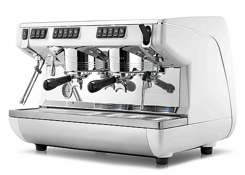 Nuova Simonelli Appia Life Professional Commercial Espresso Machine (Two Heads) - White