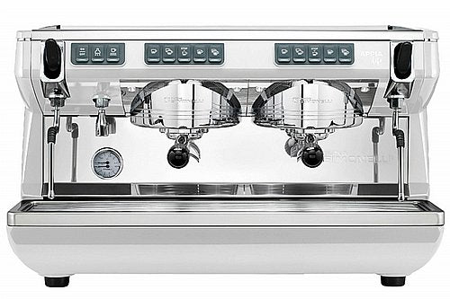 Nuova Simonelli Appia Life Professional Commercial Espresso Machine (Two Heads) - White