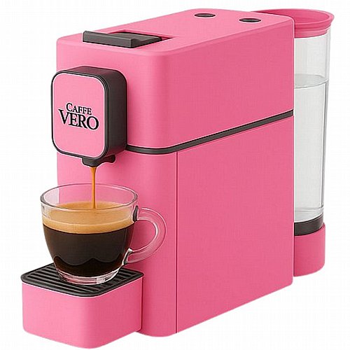 Vero capsule machine compatible with Espresso Point Pink