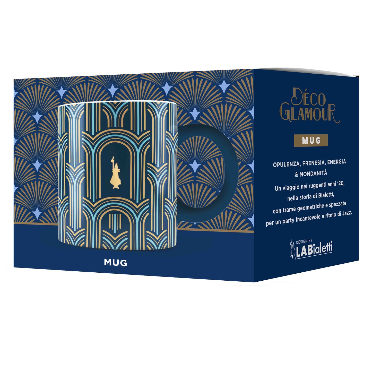 مجموعة من 4 أكواب إسبريسو بياليتي 90 مل بياليتي ديكو جلامور