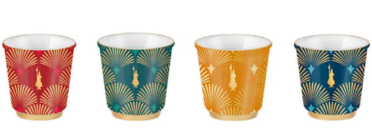 Set of 4 Bialetti Espresso Cups 90 ml BIALETTI Deco Glamour