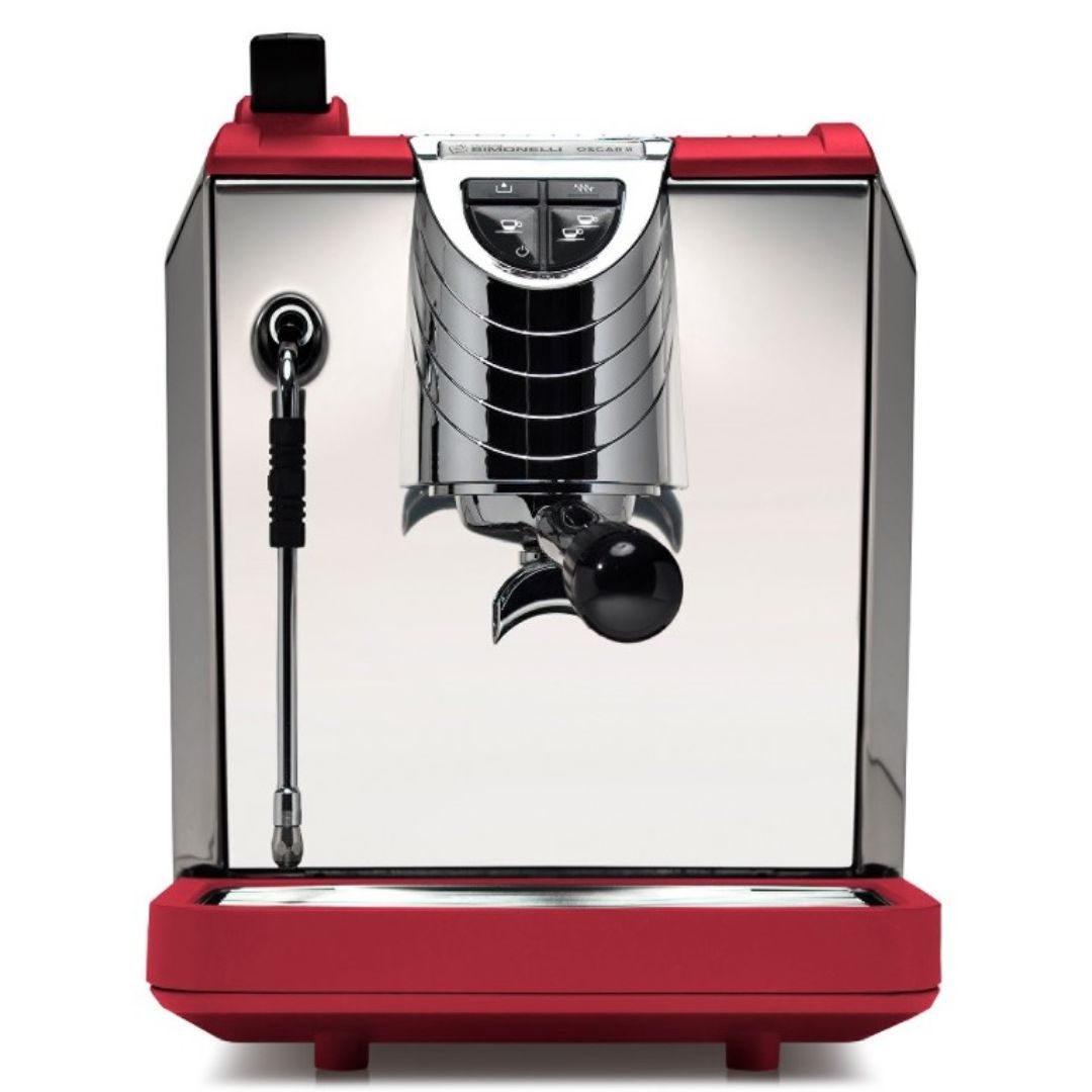 Nuova Simonelli Oscar II professional home espresso machine Red