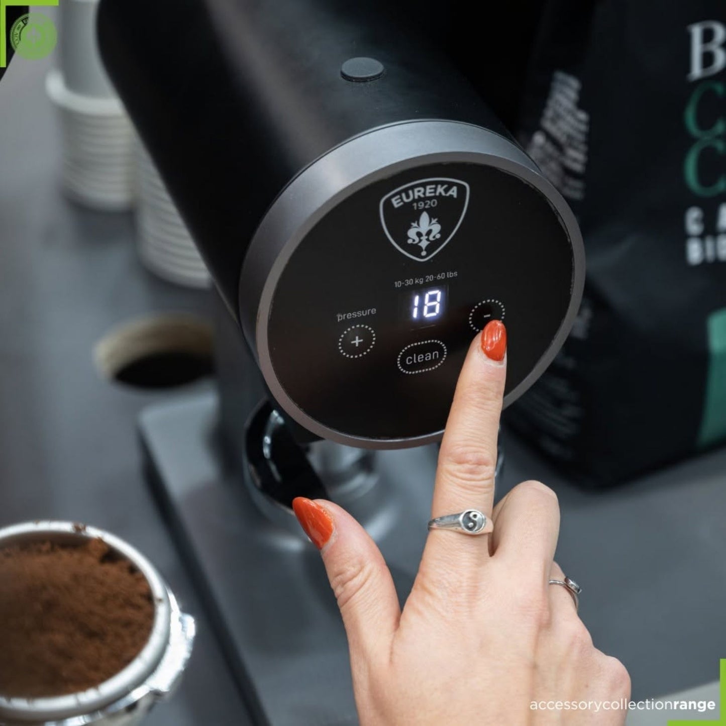 Professional Automatic Disko Tamper from EUREKA | 58 mm | EUREKA Automatic Disko Tamper