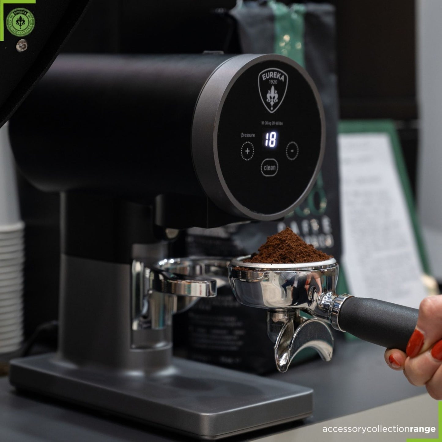 Professional Automatic Disko Tamper from EUREKA | 58 mm | EUREKA Automatic Disko Tamper