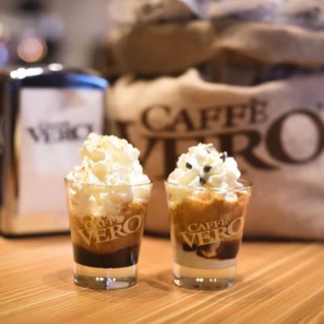 Set of 6 glass espresso cups 70 ml Caffè Vero